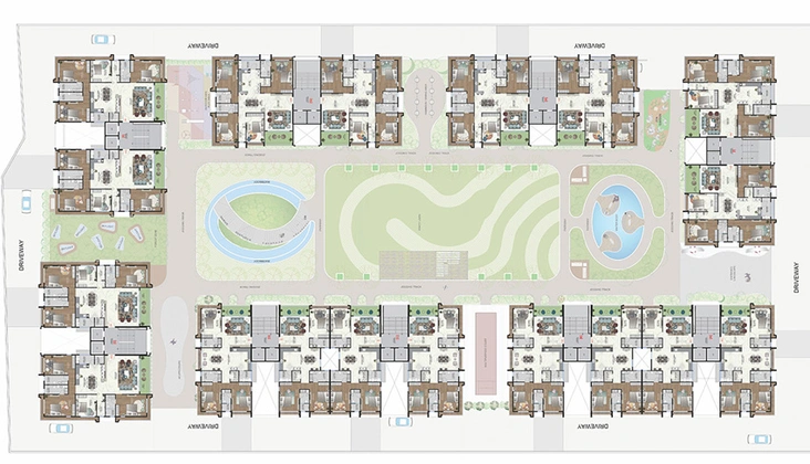 Master Plan of Rajhans Zorista in Vesu, Surat - Image 123708