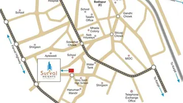 Location of Gayatri Surval Heights - Image 28096