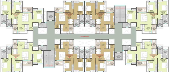 Floor Plan of Majestique 38 Park in Undri, Pune - Image 15965