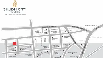 Location of Shubh City Heights - Image 31900