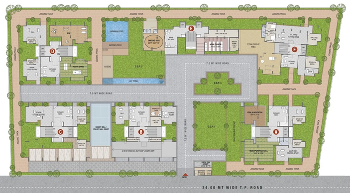 Master Plan of Pramukh Omkar Rivanta in Randesan, Gandhinagar - Image 32006