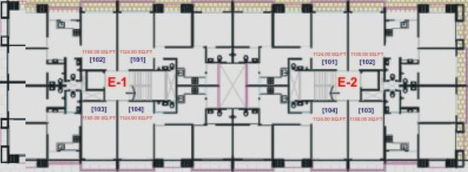 Floor Plan of Sahajanand Green City in Kamrej, Surat - Image 39589