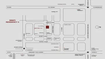 Location of Swati Residency 5 - Image 33573