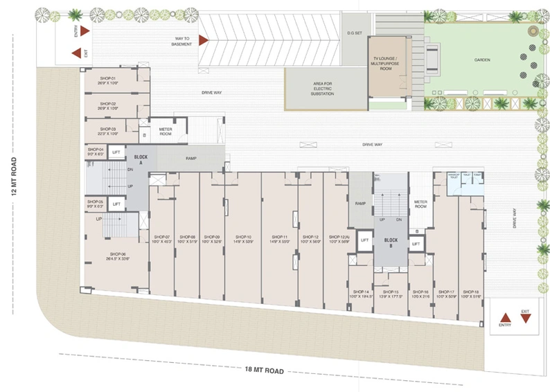 Master Plan of Anand Elegance in Shela, Ahmedabad - Image 33629