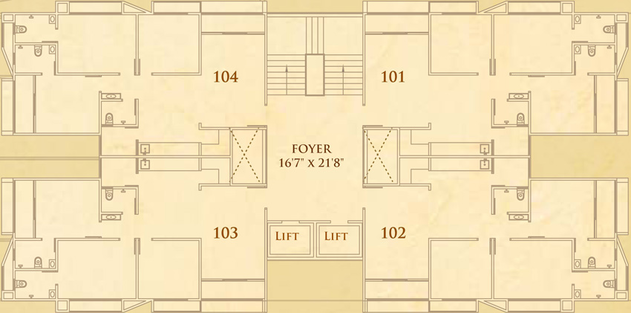 Floor Plan of Satya Sankalp Sky in Vaishnodevi Circle, Ahmedabad - Image 122906