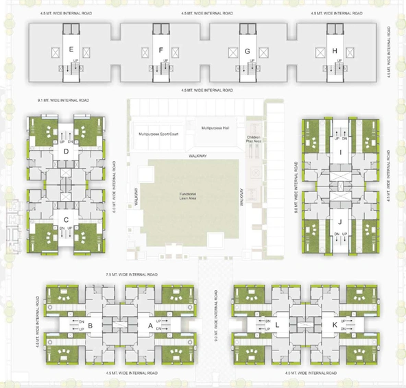 Master Plan of Kavish Riviera Karnavati in New Maninagar, Ahmedabad - Image 33718