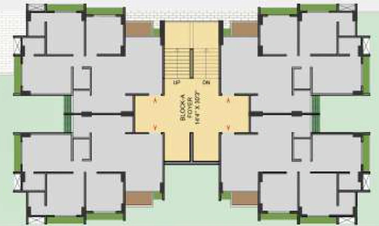 Floor Plan of Buildscape Solis One in Shela, Ahmedabad - Image 34023