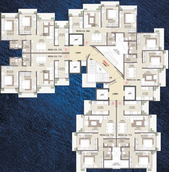 Floor Plan of Dreamax Vega in Andheri East, Mumbai - Image 44699