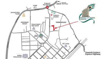 Location of Shree Krushna Tower - Image 71530