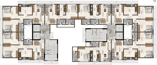 Floor Plan of PCPL Serene in Malad West, Mumbai - Image 44928