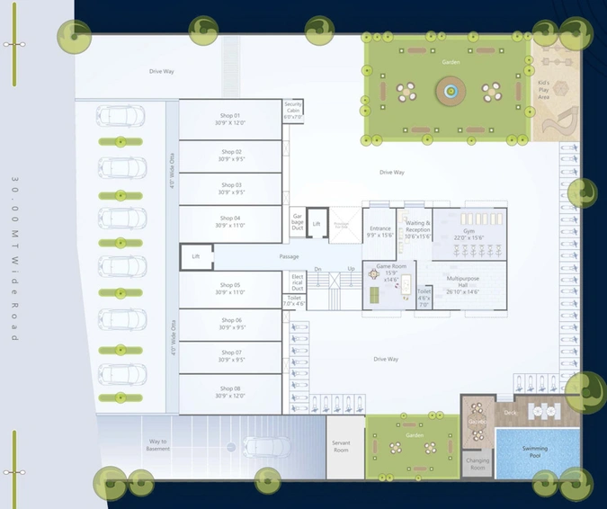 Master Plan of Aarna 39 in Bhayli Road, Vadodara - Image 98039