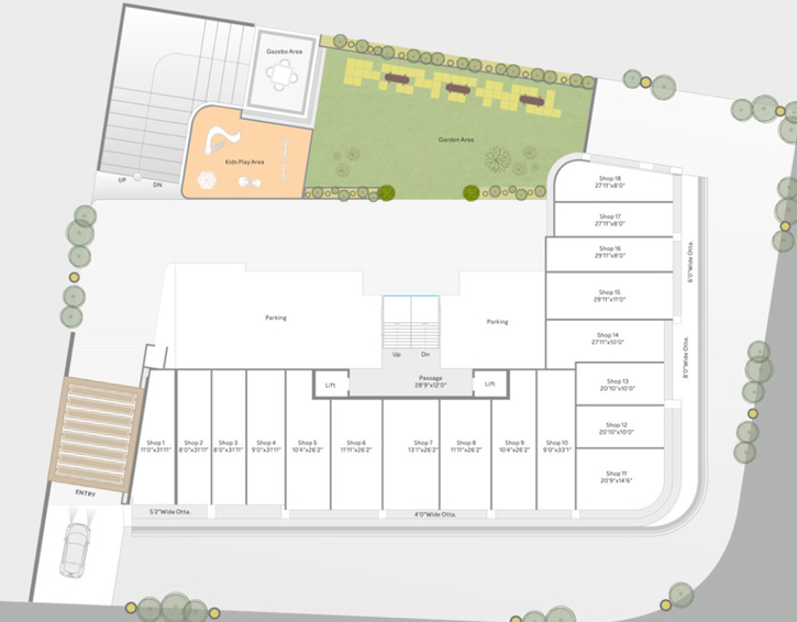 Master Plan of Aarna 48 in Bhayli Road, Vadodara - Image 43243