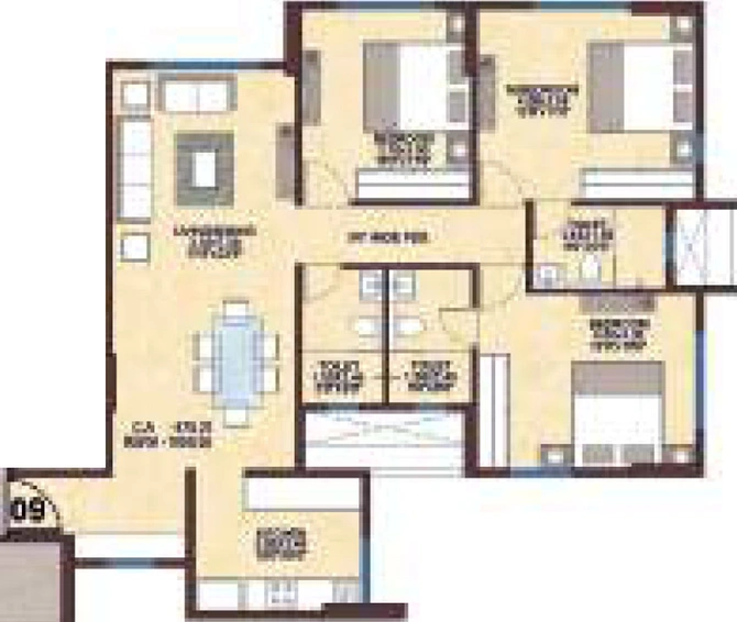3 BHK Flat in Sandu Shilpadatta in Chembur West, Mumbai - Image 512289