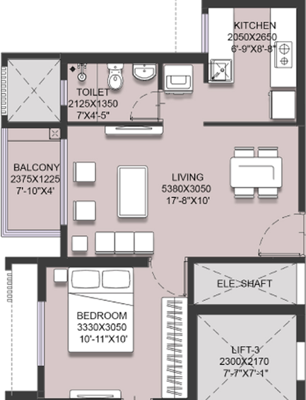 1 BHK Flat in West Avenue - Runwal Gardens in Dombivli, Thane - Image 455517