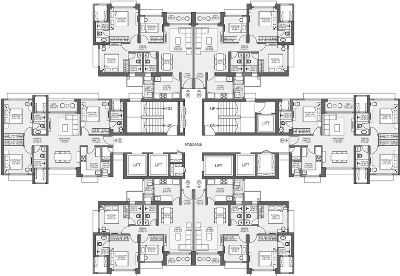 Floor Plan of Godrej Ascend in Dhokali, Thane - Image 123178