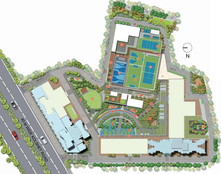 Master Plan of Godrej Ascend in Dhokali, Thane - Image 123179