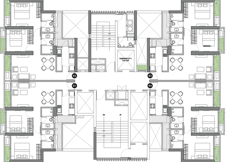 Floor Plan of T Bhimjyani The Verraton in Manpada, Thane - Image 122197