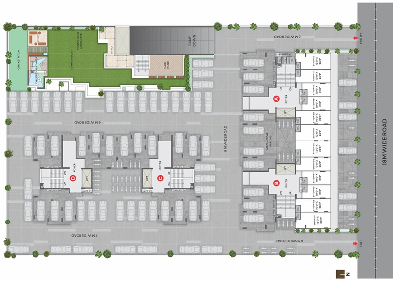 Master Plan of Elite Ornate in Tragad, Ahmedabad - Image 34211