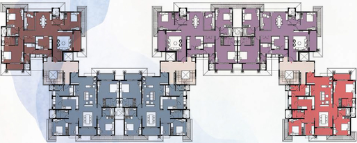 Floor Plan of Brigade Pearl - Atmosphere in Devanahalli, Bangalore - Image 45504