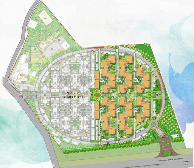 Master Plan of Brigade Pearl - Atmosphere in Devanahalli, Bangalore - Image 45505