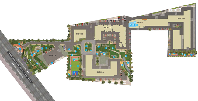 Master Plan of Sattva Aeropolis in Airport Road, Bangalore - Image 96025