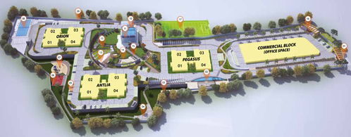 Master Plan of Sattva Magnificia in Old Madras Road, Bangalore - Image 45641