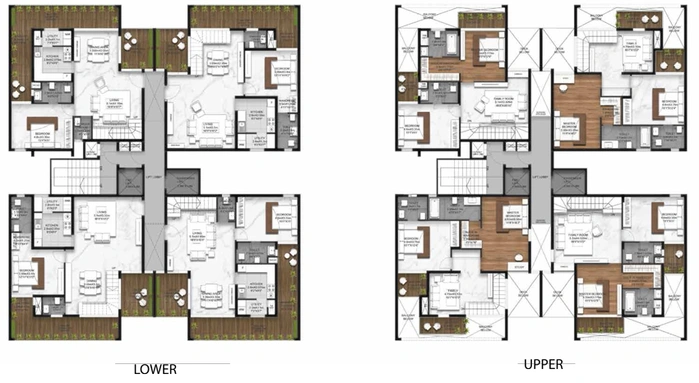 Floor Plan of SBR Earth And Sky in Whitefield, Bangalore - Image 45680