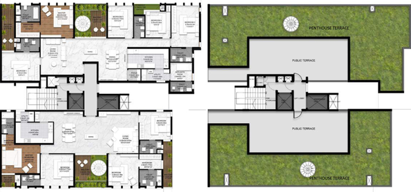 Floor Plan of SBR Earth And Sky in Whitefield, Bangalore - Image 45681