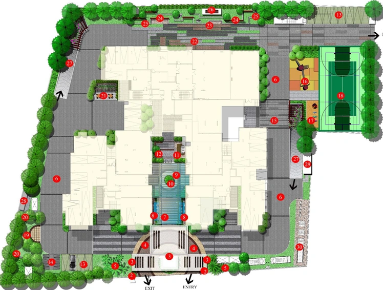 Master Plan of Cornerstone Akhinta in BTM Layout, Bangalore - Image 45884