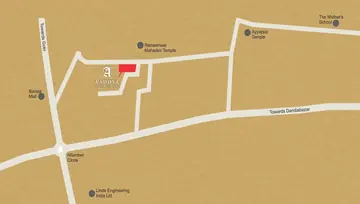 Location of Aadhya Fortune - Image 43885