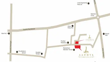 Location of Aadhya Fortune 2 - Image 43897