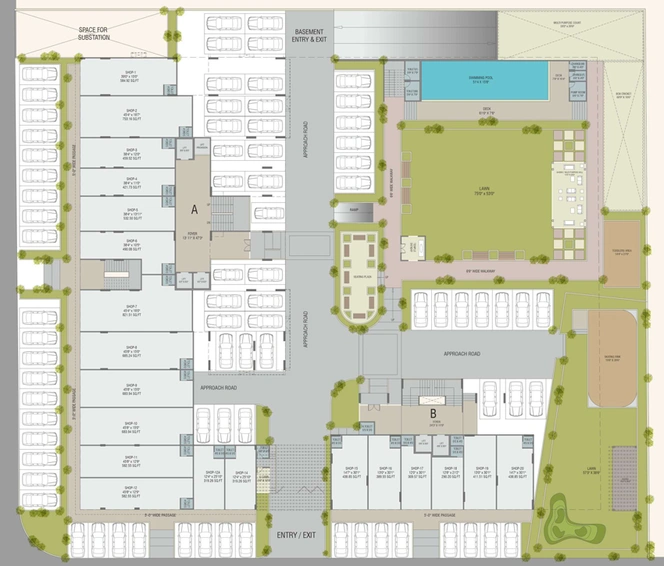 Master Plan of Samanvay Parks in Gotri, Vadodara - Image 51990
