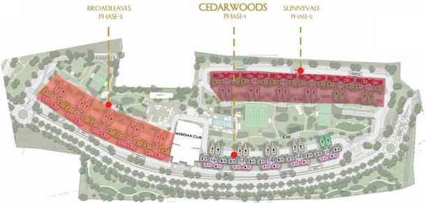 Master Plan of Meridian Park - The Prestige City in Sarjapur, Bangalore - Image 1493
