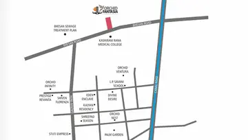 Location of Bhavyaraj Orchid Fantasia - Image 39707