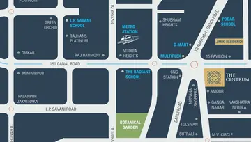 Location of Janki The Centrum - Image 39944