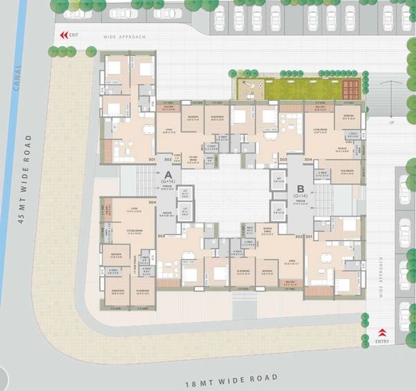 Master Plan of Janki The Centrum in Jahangirabad, Surat - Image 39946
