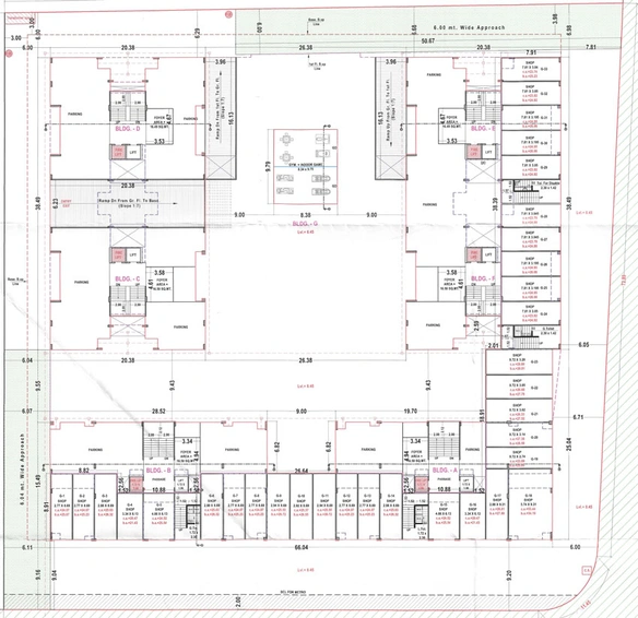 Master Plan of Mahadev Omkar Heights in Jahangirabad, Surat - Image 40068