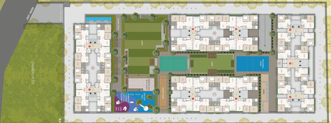 Master Plan of Ramaa Residency in Jahangirabad, Surat - Image 40136