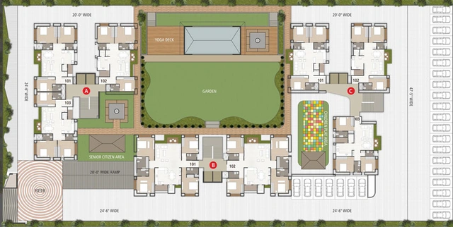 Master Plan of Samarth Martand Hills in Bhimrad, Surat - Image 70597