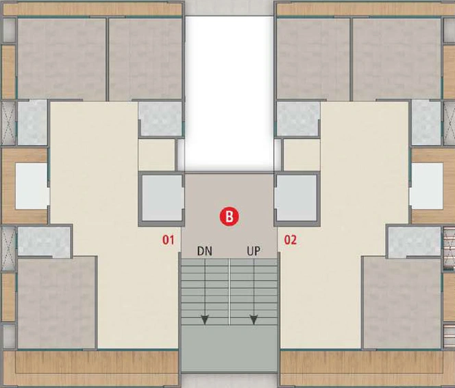 Floor Plan of Shiv Siddhi in Pal Gam, Surat - Image 1617