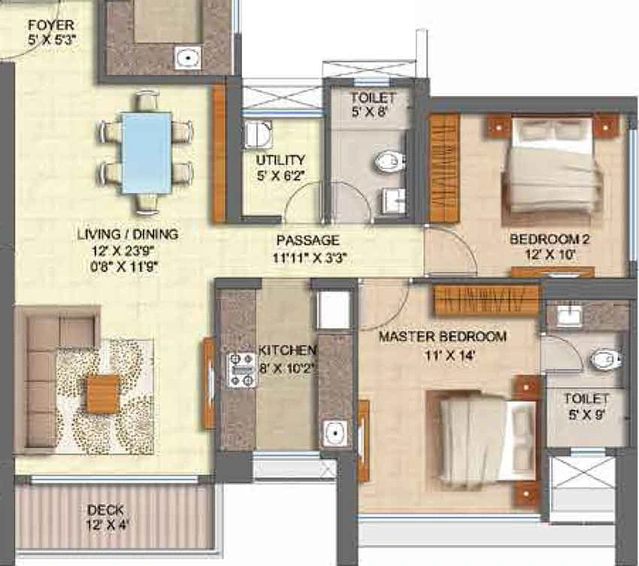 3 BHK Flat in Runwal Forests in Kanjurmarg West, Mumbai - Image 489033