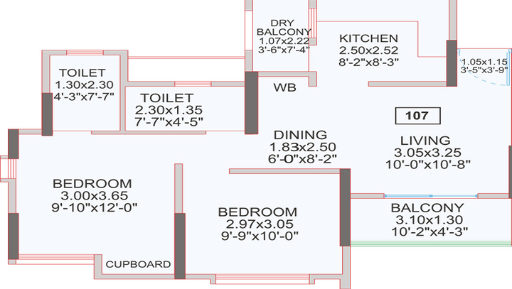 2 BHK Flat in TCG Cliff Garden in Hinjewadi, Pune - Image 432616