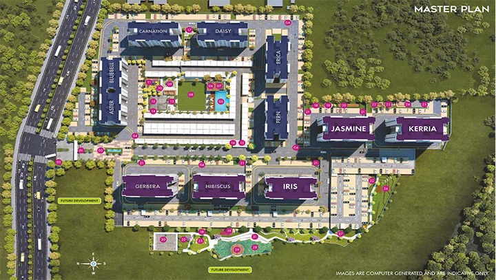 Master Plan of TCG Cliff Garden in Hinjewadi, Pune - Image 16346