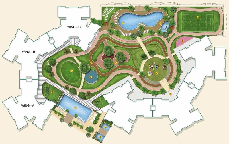 Master Plan of Prestige Bellanza in Mulund West, Mumbai - Image 45485