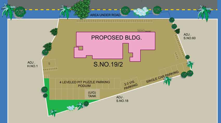 Master Plan of Horizon Exotica in Kasarvadavali, Thane - Image 29022