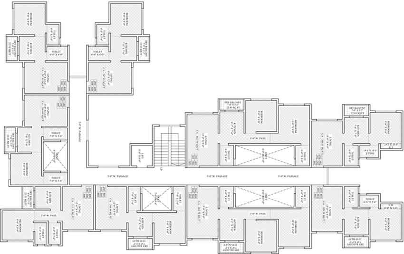 Floor Plan of AV Smart City in Palghar, Palghar - Image 84221