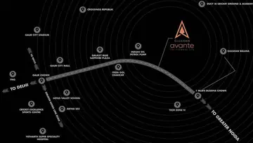 Location of Gulshan Avante - Image 52846