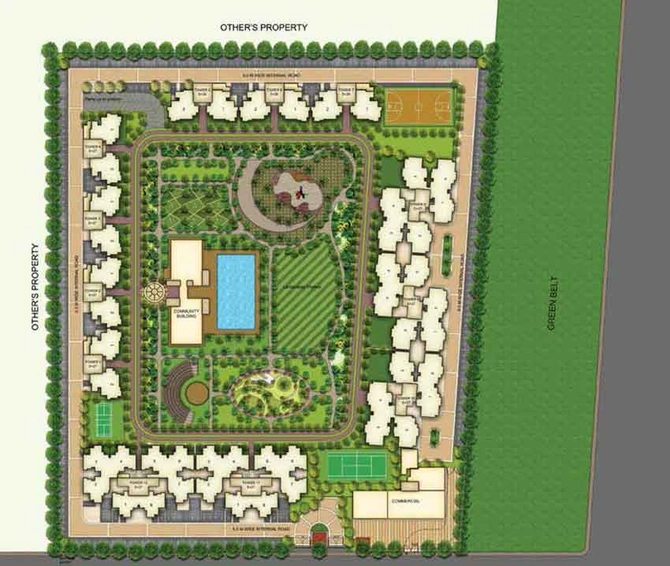Master Plan of ATS Homes Kraft Happy Trails in Sector 10, Greater Noida - Image 60786