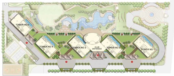 Floor Plan of ATS Knightsbridge in Sector 124, Noida - Image 49775