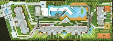 Master Plan of County 107 in Sector 107, Noida - Image 57136